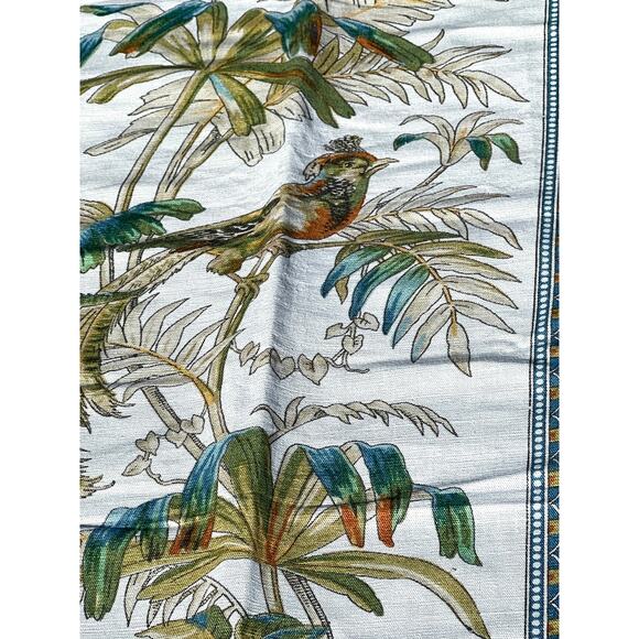 Vintage Designer Fabric Sample Brunschwig & Fils Defoe Stripe Linen Cotton 2003 - Picture 3 of 9